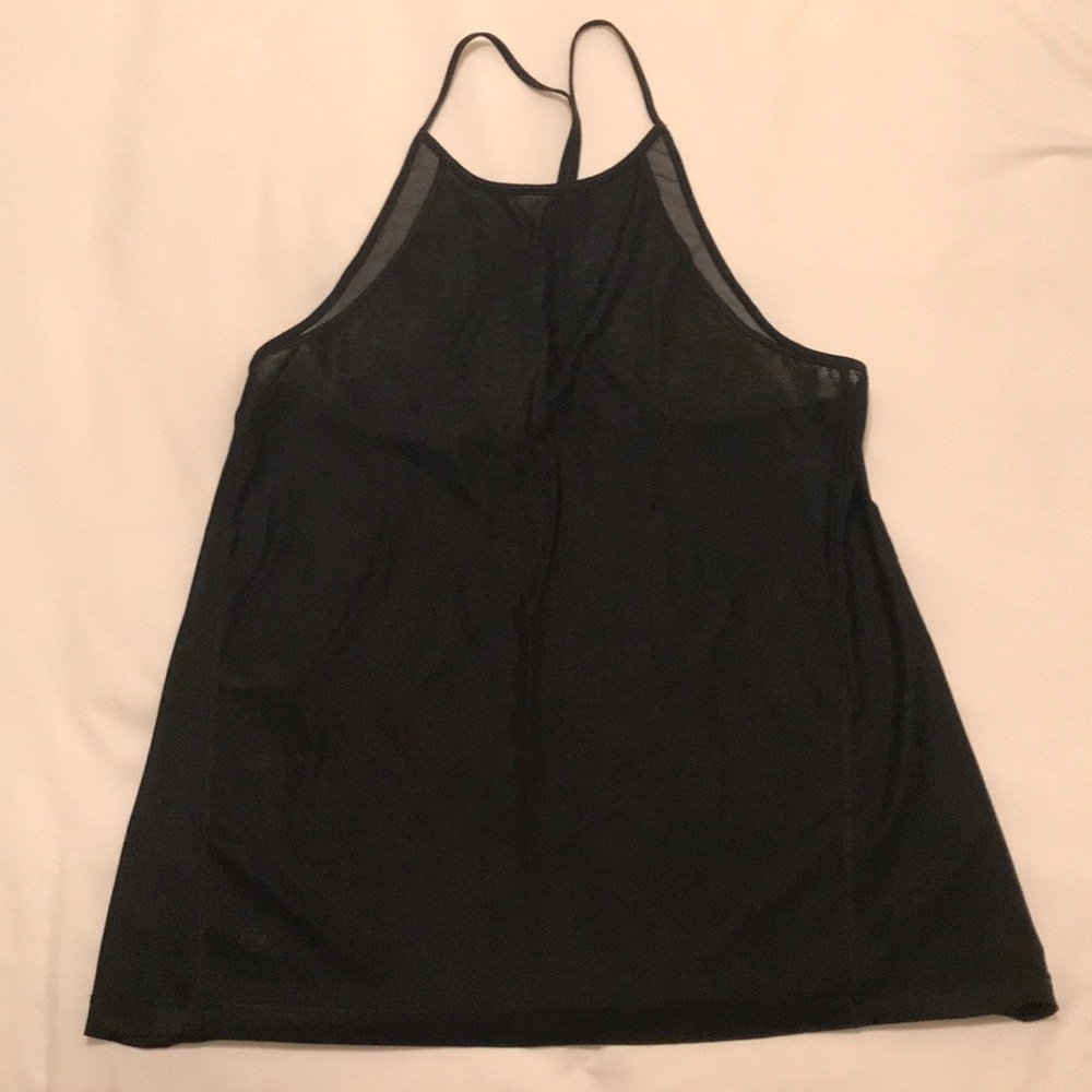Size 6 black Lululemon tank top